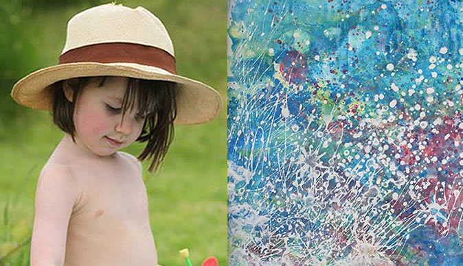 Autistic 3-year-old stuns art world with her paintings