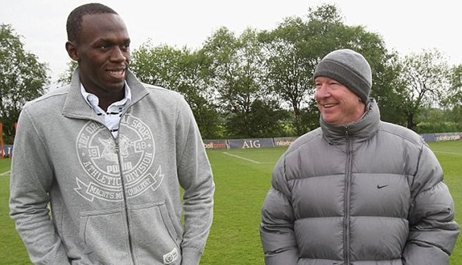 Usain Bolt to play for Manchester united