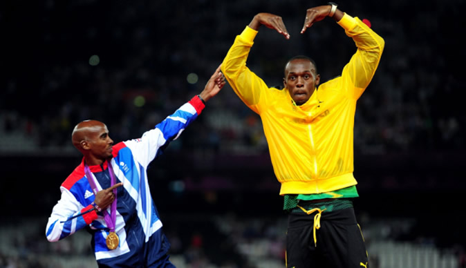 Usain Bolt accepts Mo Farah's race challenge
