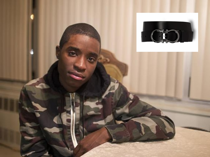 Black teenager detained after buying $300 designer belt