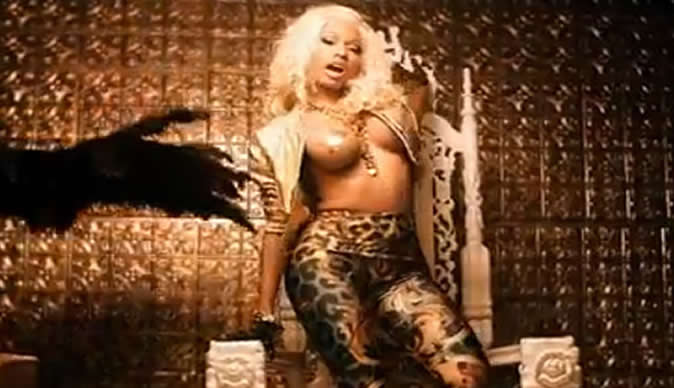 Nicki Minaj goes topless in new explicit video