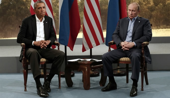 Putin is 'like a bored kid in the back of the classroom' says Obama