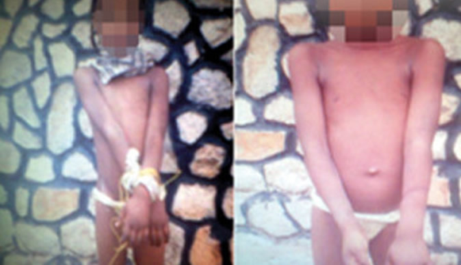 Six-yr-old girl starved, bound, gagged for days by own father because prophetess told him she was a witch